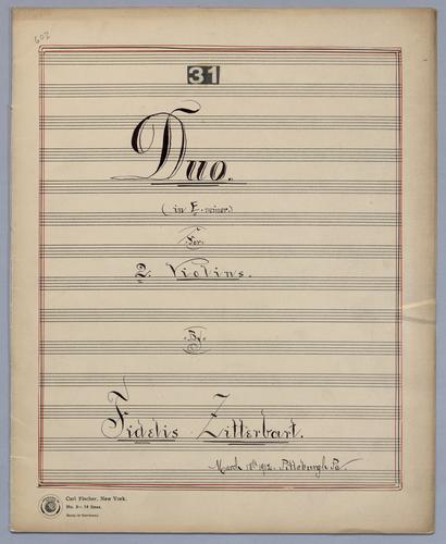 Duo No. 31 - Parts: Violin 1,