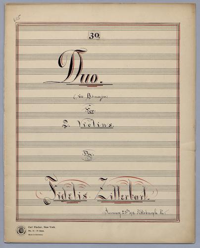 Duo No. 30 - Parts: Violin 1,