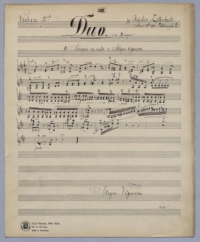 Duo No. 38 - Parts: Violin 2,