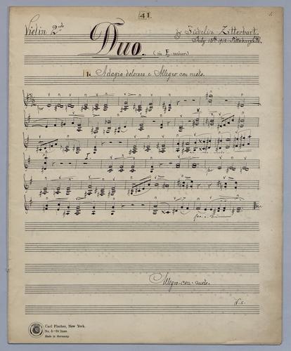 Duo No. 41 - Parts: Violin 2,