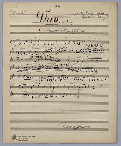 Duo No. 39 - Parts: Violin 2,