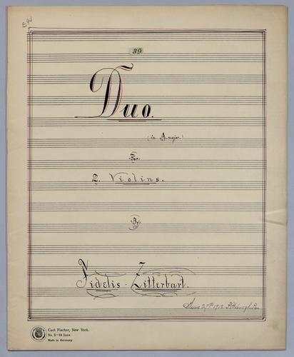 Duo No. 39 - Parts: Violin 1,
