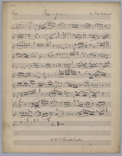 Trio for Flute, Violin, and Viola - Score