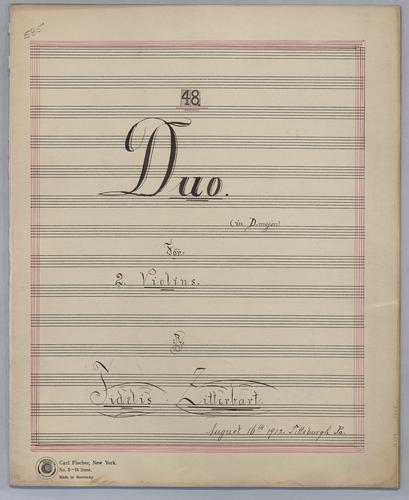 Duo No. 48 - Parts: Violin 1,