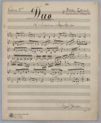 Duo No. 46 - Parts: Violin 2,