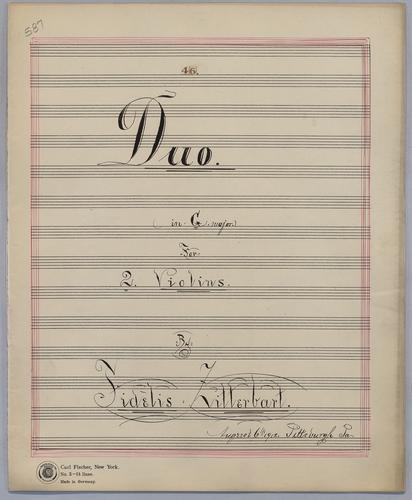 Duo No. 46 - Parts: Violin 1,