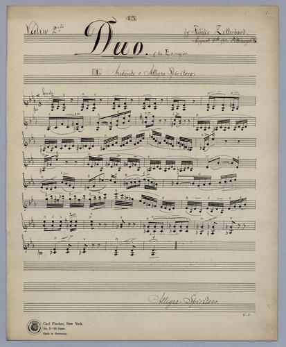 Duo No. 45 - Parts: Violin 2,