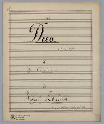 Duo No. 45 - Parts: Violin 1,