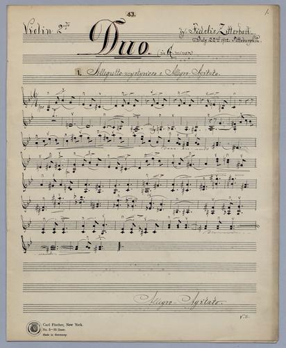 Duo No. 43 - Parts: Violin 2,