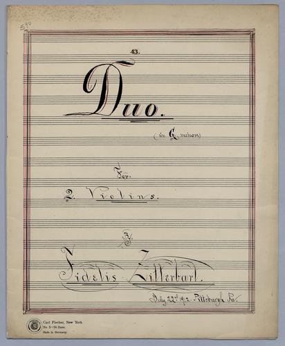 Duo No. 43 - Parts: Violin 1,