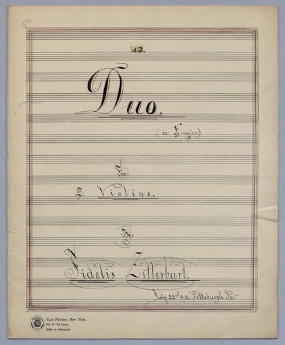 Duo No. 42 - Parts: Violin 1,
