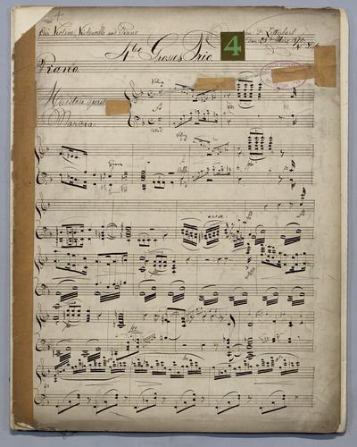 4tes Grosses Trio - Parts: Piano,