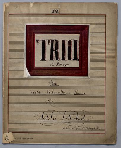 Trio : [no.] 13 - Score,