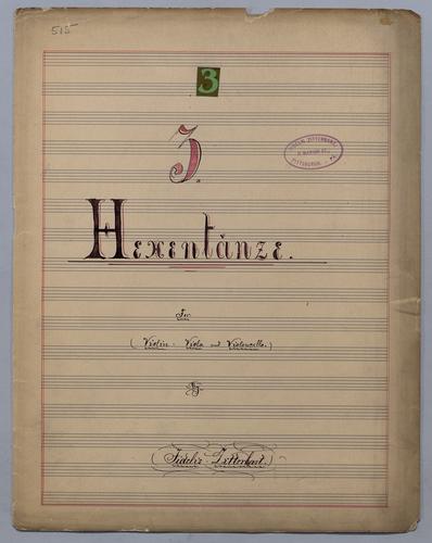 3. Hexentänze - Parts: Violin,