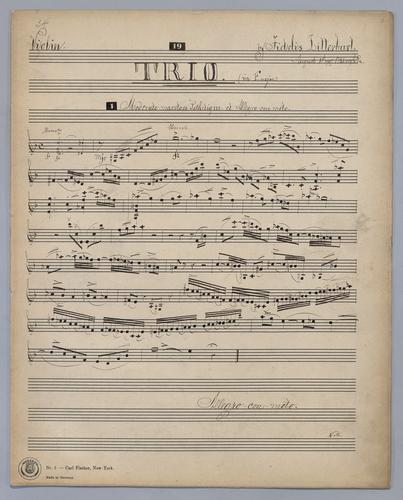 Trio : [no.] 19 - Parts: Violin,