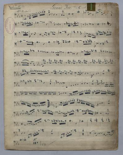 1st Grand Trio - Parts: Violoncello,