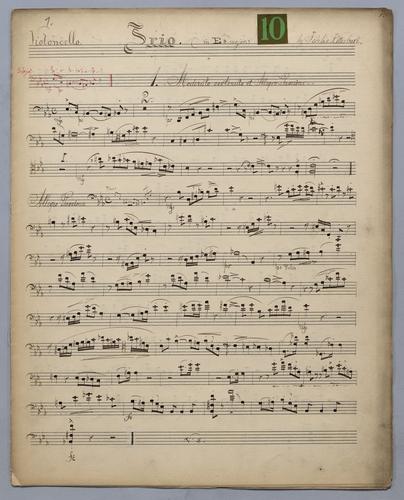 Trio : [no.] 10 - Parts: Violoncello