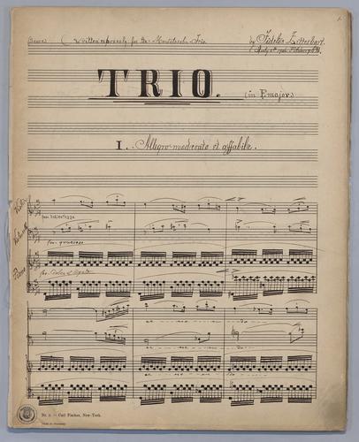Trio : [no.] 21 - Score,