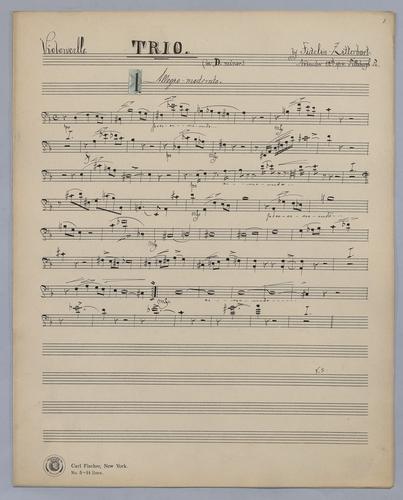 Trio : [no.] 27 - Parts: Violoncello,