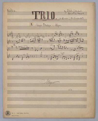 Trio : [no.] 25 - Parts: Violin,