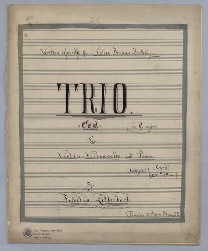 Trio : [no.] 29 - Score,