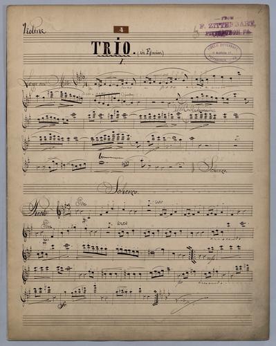Trio [no.] 4 - Parts: Violin,