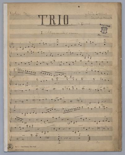 Trio : [no.] 22 - Parts: Violin,