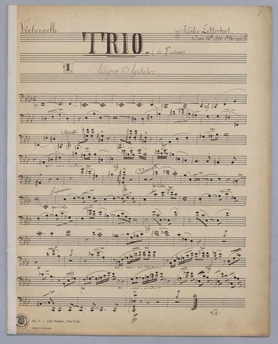 Trio : [no.] 23 - Parts: Violoncello,