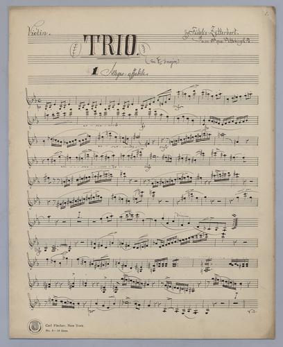 Trio : [no.] 26 - Parts: Violin,