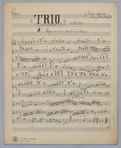 Trio : [no.] 28 - Parts: Violin,