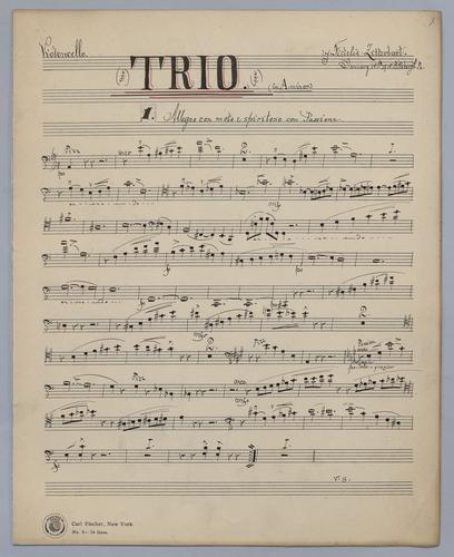 Trio : [no.] 28 - Parts: Violoncello,