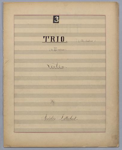 Trio : [no.] 3 - Parts: Violin,