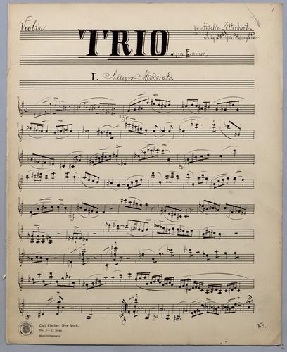 Trio in E Minor - Parts: Violin,