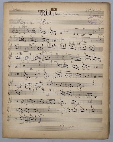 Trio : [no.] 8 - Violine,