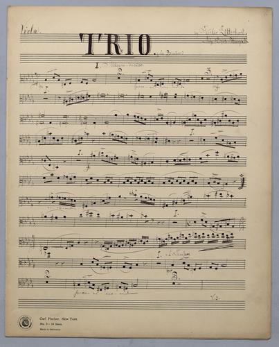 Trio : [no.] 19 - Parts: Viola,