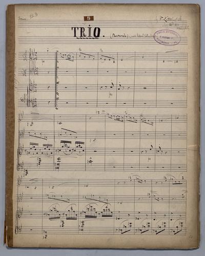 Trio : [no.] 8 - Score,