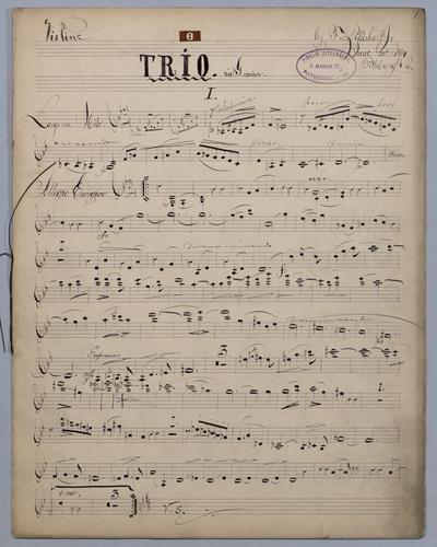 Trio : [no.] 6 - Parts: Violin,