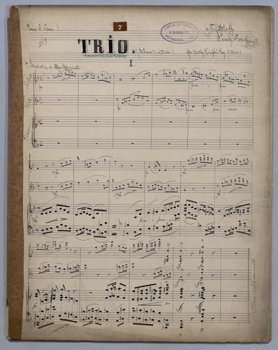 Trio [no.] 7 - Score,