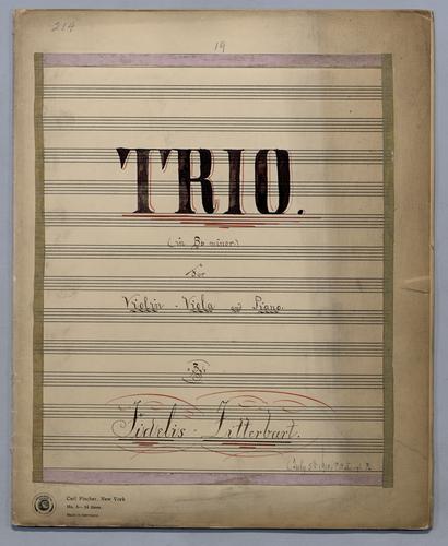 Trio : [no.] 19 - Score,