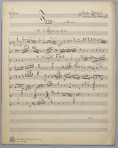 Trio in D Minor - Violin,