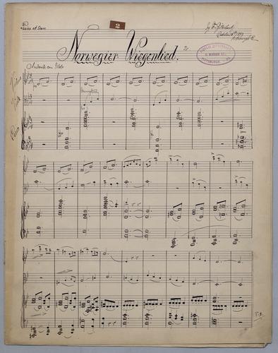 Wiegenlieder # 2 - Score,