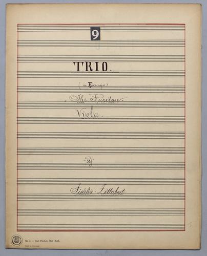 Trio : [no.] 9 - Parts: Viola,