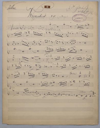 Wiegenlieder # 9 - Parts: Violin,
