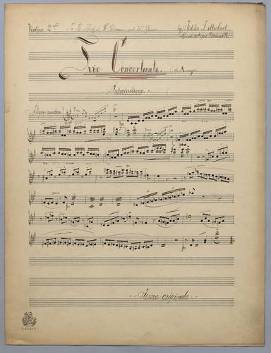 Trio Concertante - Parts: Violin 2,
