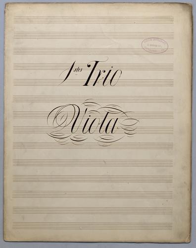 1stes Trio - Parts: Viola,