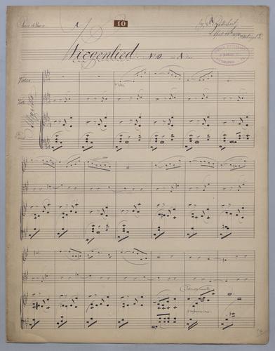 Wiegenlieder # 10 - Score,