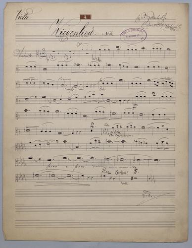 Wiegenlieder # 4 - Parts: Viola,