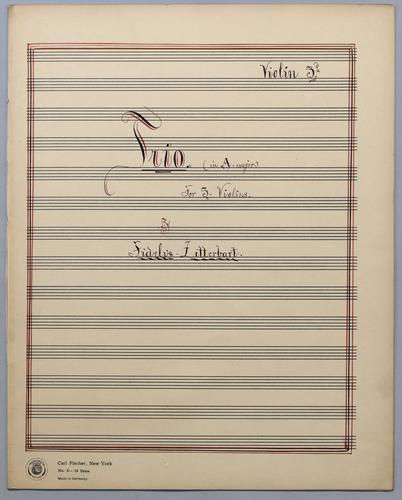 Trio for 3 Violins - Parts: Violin 3,