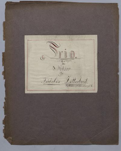 Trio for 3 Violins - Parts: Violin 1,
