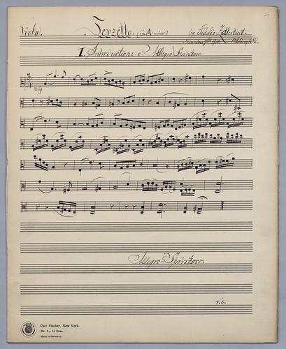 Terzetto No. 3 - Parts: Viola,